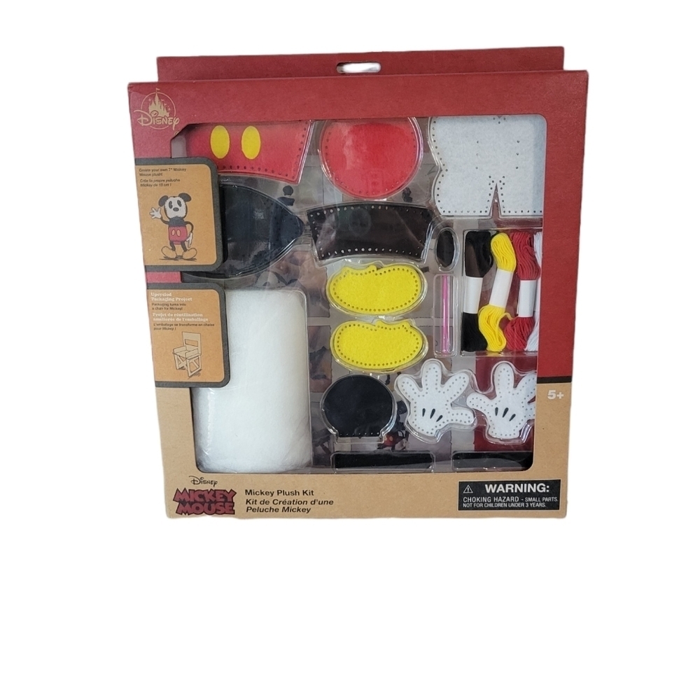 Mickey Mouse Plush kit make your own Mickey
